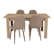 thumbnail image 4 of Mesa De Comedor 4 Puestos Fm-005c Café Claro, 4 of 9