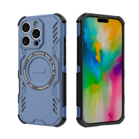 Funda Foxdock Para Iphone 16 Pro , Magnética, Resistente A Golpes, Con Soporte, Unisex, Carga Inalámbrica