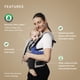 thumbnail image 2 of Portabebés Stokke Limas Carrier Flex Glacier Green OCS, 2 of 5