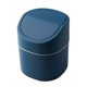 thumbnail image 1 of Cubo De Basura De Escritorio Cubo De Basura Para Escritorio De Sala De Estar Azul Con Tapa Giratoria, 1 of 3