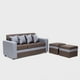 thumbnail image 2 of Sofa Paris 2 Pouf Gris Café, 2 of 4