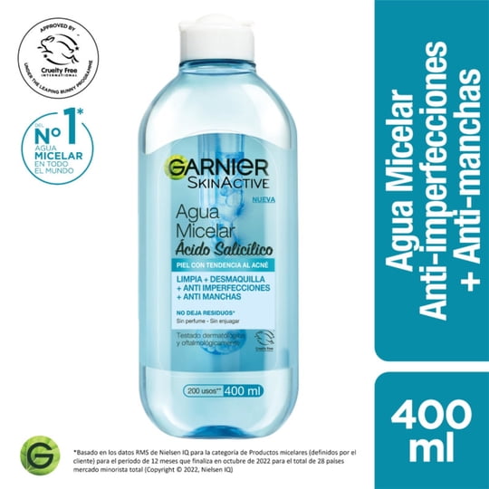 Agua Micelar Garnier Anti-imperfecciones Y Anti-manchas