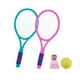 thumbnail image 5 of Raqueta de tenis para niños, pelota de raqueta, juego de agarre cómodo, juguetes, juegos de bádminton, pajaritos para deportes, playa, niños, niñas, p S, 5 of 5