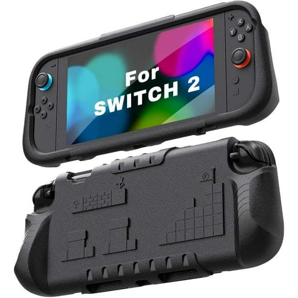 Funda EVA ultraligera a prueba de caídas y golpes para Nintendo Switch 2 con ranuras para tarjetas de juego, agarre ergonómico y cubierta protectora duradera