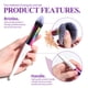 thumbnail image 3 of Set de brochas de maquillaje BS-MALL Premium sintéticas, 18 piezas con funda, 3 of 6