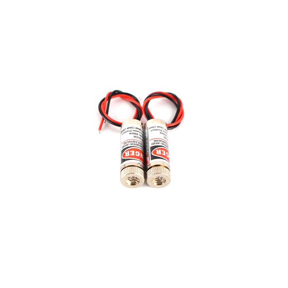 Módulo láser rojo BEITESI 12x35 mm, paquete de 2, ajustable