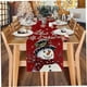 thumbnail image 4 of Bandera De Mesa De Navidad, Muñeco De Nieve, Decoración De Mesa, Mantel De Navidad, Adecuado Para Varias Ocasiones, Añadir Ambiente Festivo, 33*183cm, 4 of 4