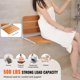 thumbnail image 3 of Asiento de ducha plegable de teca VEVOR montado en la pared 20,9 x 40,6 cm, 3 of 9