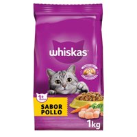 Alimento Seco Gato Adulto Sabor Pollo Bolsa 1 Kg Whiskas