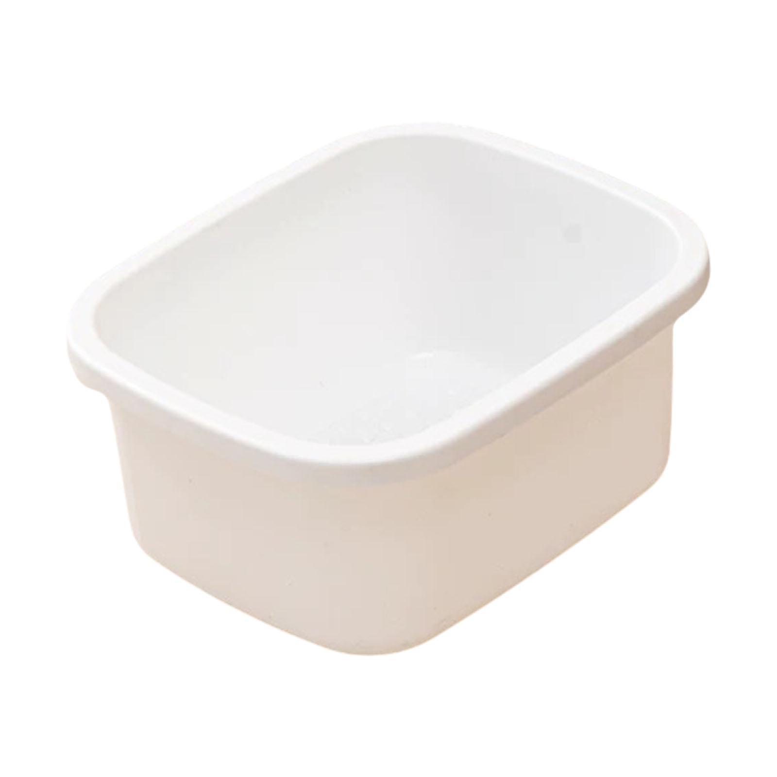 Magideal - Piscina De Pies, Cubo De Pie, Tazón De Pedicura Portátil, Multifuncional Para Remojar El Pie De La Bañera De La Bañera De La Bañera Para El Baño Del B W Blancas