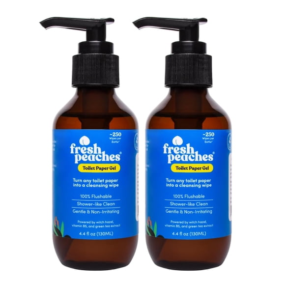 Papel higiénico en gel, alternativa a la toallita húmeda Fresh Peaches, 130 ml