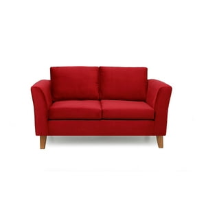 Barra Design - Sofá Ema 2C Felpa Rojo
