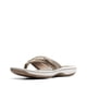thumbnail image 1 of Chancletas Clarks Breeze Sea para mujer, color topo sintético 7, 1 of 9
