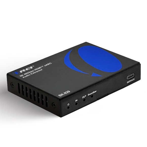 OREI Extractor de Audio HDMI eARC 48 Gbps Dolby Atmos DTS:X VRR ALLM HDCP 2.3