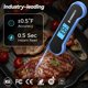thumbnail image 2 of Termómetro para carne ThermoMonster de 0,5 segundos, lectura instantánea, azul, 2 of 8