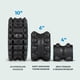 thumbnail image 3 of Juego de rodillos de masaje Chirp Wheel XR 3P Acupressure Black, 3 of 8