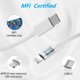 thumbnail image 4 of Cargador Aszbmydz iPhone 20W USB‑C a Lightning 1,8 m (2 unidades), 4 of 7