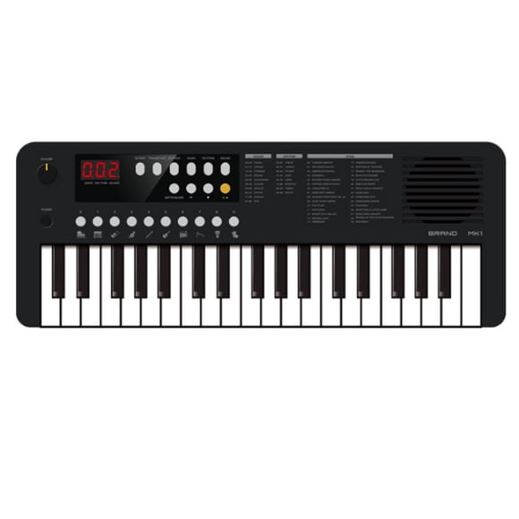 Teclado portatil de 37 notas Medeli MK1-Black