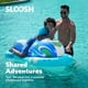 thumbnail image 5 of Flotador inflable para piscina con moto acuática para niños con pistola de agua Sloosh, 5 of 8