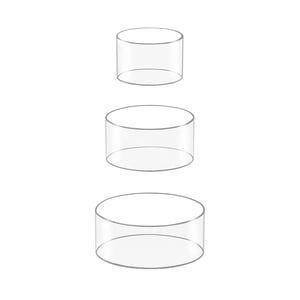 Bothyi - 3 Soportes Para Tartas De 15, 20 Y 25 Cm Rellenables Para Cupcakes De Cumpleaños Y Postres