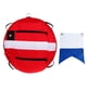 thumbnail image 3 of boya de apnea roja con bandera de buceo para buceo, pesca submarina, 3 of 5