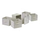 thumbnail image 1 of Cesta plegable Winsome Fabric Capri Beige, 6 unidades (82611), 1 of 5