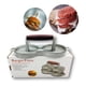 thumbnail image 4 of Molde De Hamburguesa Plateado De Doble Forma, 4 of 4