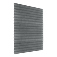 Magideal - Cortinas Temporales Para Ventanas, Sin Taladro, Inalámbricas, Transpirables, No Tejidas, Despegables Y Adhesivas, Para Sala De Estar, Montaje Sencillo Gris Xl