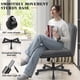thumbnail image 3 of Silla de oficina giratoria con ruedas FelixKing Criss Cross, gris terciopelo, 3 of 8