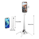 thumbnail image 2 of Trípode para Selfies 17.5-105 cm con Luz LED 3 Niveles #1, 2 of 3