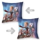 thumbnail image 2 of Gigantes de la Mancha Fundas de almohada de terciopelo con tema, regalos de funda de almohada, decoración para el hogar, cojín de lanzar, regalo de cumpleaños para fans y parejas.30*30cm., 2 of 6