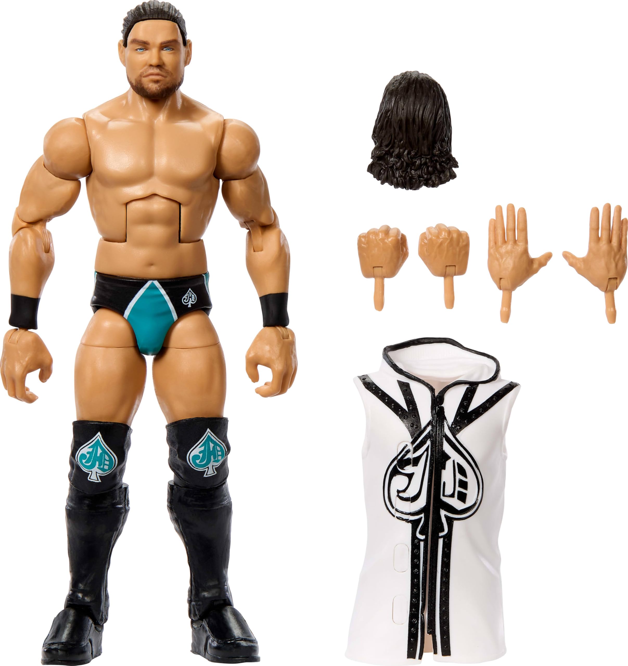 Figura De Acción Mattel Wwe Elite Jd Mcdonagh De 6 Pulgadas Con Acc