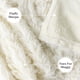 thumbnail image 3 of Manta Pavilia de piel sintética esponjosa, color crema, beige, color sherpa, 230 x 230 cm, 3 of 9