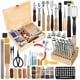 thumbnail image 1 of Kit de Cuero JUPEAN de 424 piezas - Set de Herramientas para Manualidades, 1 of 9
