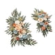 thumbnail image 3 of 2 Piezas De Flores De Seda Que Cuelgan La Corona Del Arco De La Boda Para La Pared De La Granja Boda Azul Blanco, 3 of 5
