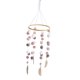 thumbnail image 3 of Círculo Redondo Madera Venonat Viento Chime Kids Habitación Decoración Rosa Blanco Gris, 3 of 5