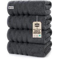 Utopia Towels - Juego De 4 Toallas Utopia 76X152 Cm 100% Algodón 600 Gsm