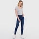 thumbnail image 4 of Jeans Mujer High Waist 2 Botones Azul Oscuro Corona, 4 of 5