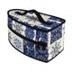 thumbnail image 2 of Bolsa De Almacenamiento De Hierro, Organizador De Hierro Portátil Compacto Para Viajes, Interior Y Exterior, Azul Y Blanco, 2 of 5