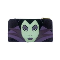 Wallet Loungefly Disney Maléfica En La Parte Superior Con Cremallera Para Mujer