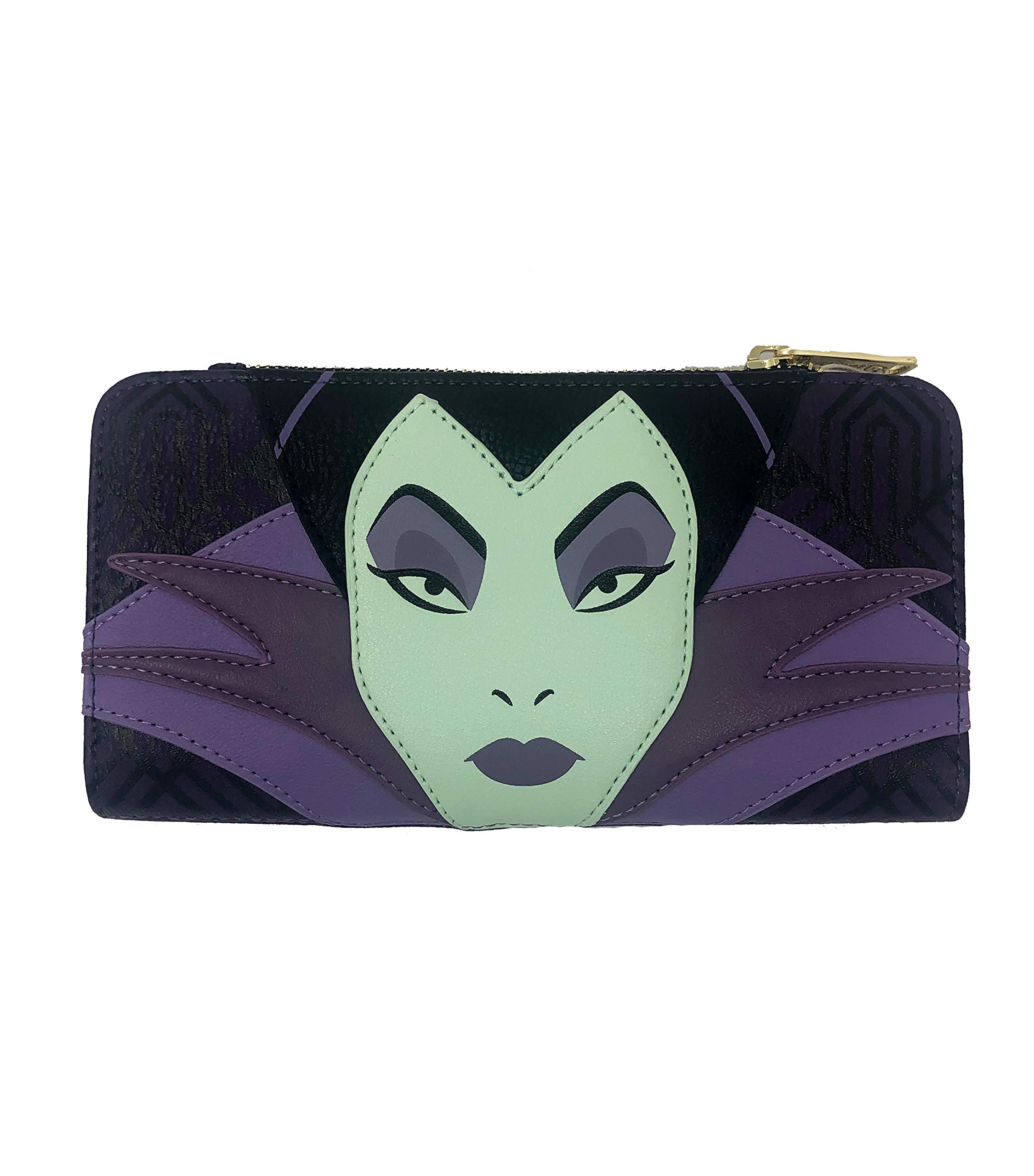 Wallet Loungefly Disney Maléfica En La Parte Superior Con Cremallera Para Mujer