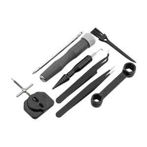 Magideal - Kit De Reparación De Carretes De Pesca, Mantenedor De Cojinetes, Destornillador Portátil De Acero Inoxidable, Llave De Tuercas Para Ríos De Agua Dulce Tipo B