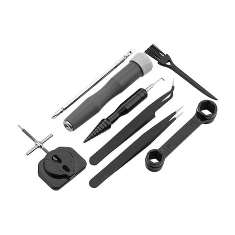 Magideal - Kit De Reparación De Carretes De Pesca, Mantenedor De Cojinetes, Destornillador Portátil De Acero Inoxidable, Llave De Tuercas Para Ríos De Agua Dulce Tipo B