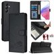thumbnail image 5 of Funda tipo cartera FOXDOCK para Samsung Galaxy A15 5G/4G con soporte, ranuras, RFID, diseño de gato, 5 of 5
