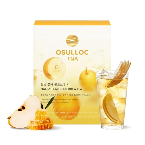 Té Cold Brew De Pera Con Miel Y Pera Coreana 500 Ml