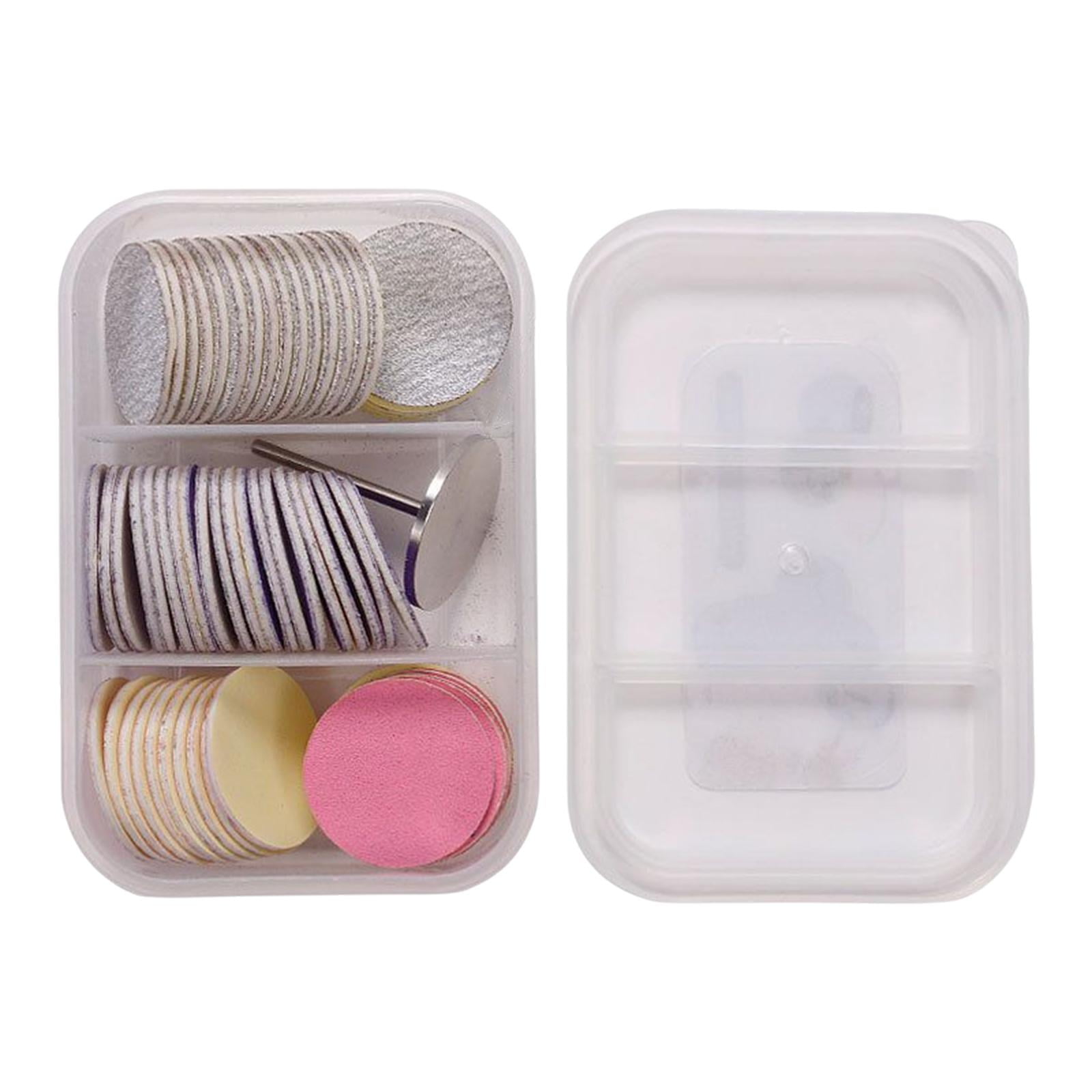 Ioensy - 60 Uds Papeles De Lija Reemplazables Pedicura Para Limas Eléctricas Para Pies 25mm Colorido