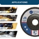 thumbnail image 3 of Discos de solapa Benchmark Abrasives Premium de alta densidad, grano 60, 3 of 6