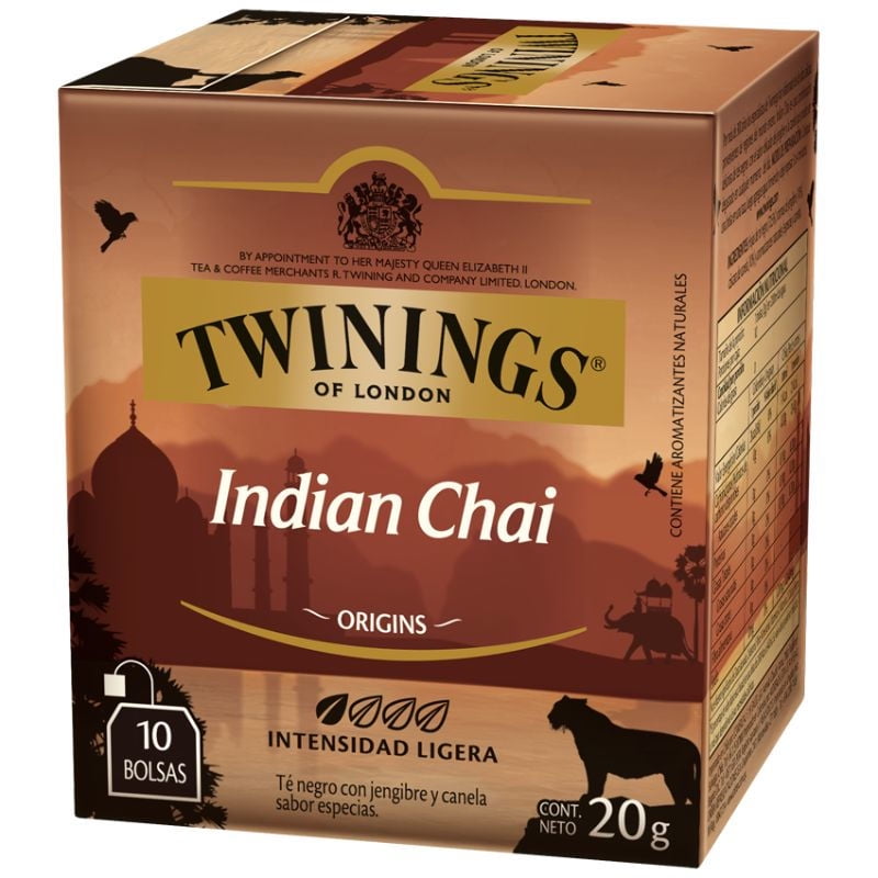 Té Negro De India Chai Caja 10 un Twinings