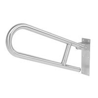 Importclick - Barra De Seguridad Para Discapacitados Abatible Acero Inoxidable 60 Cm