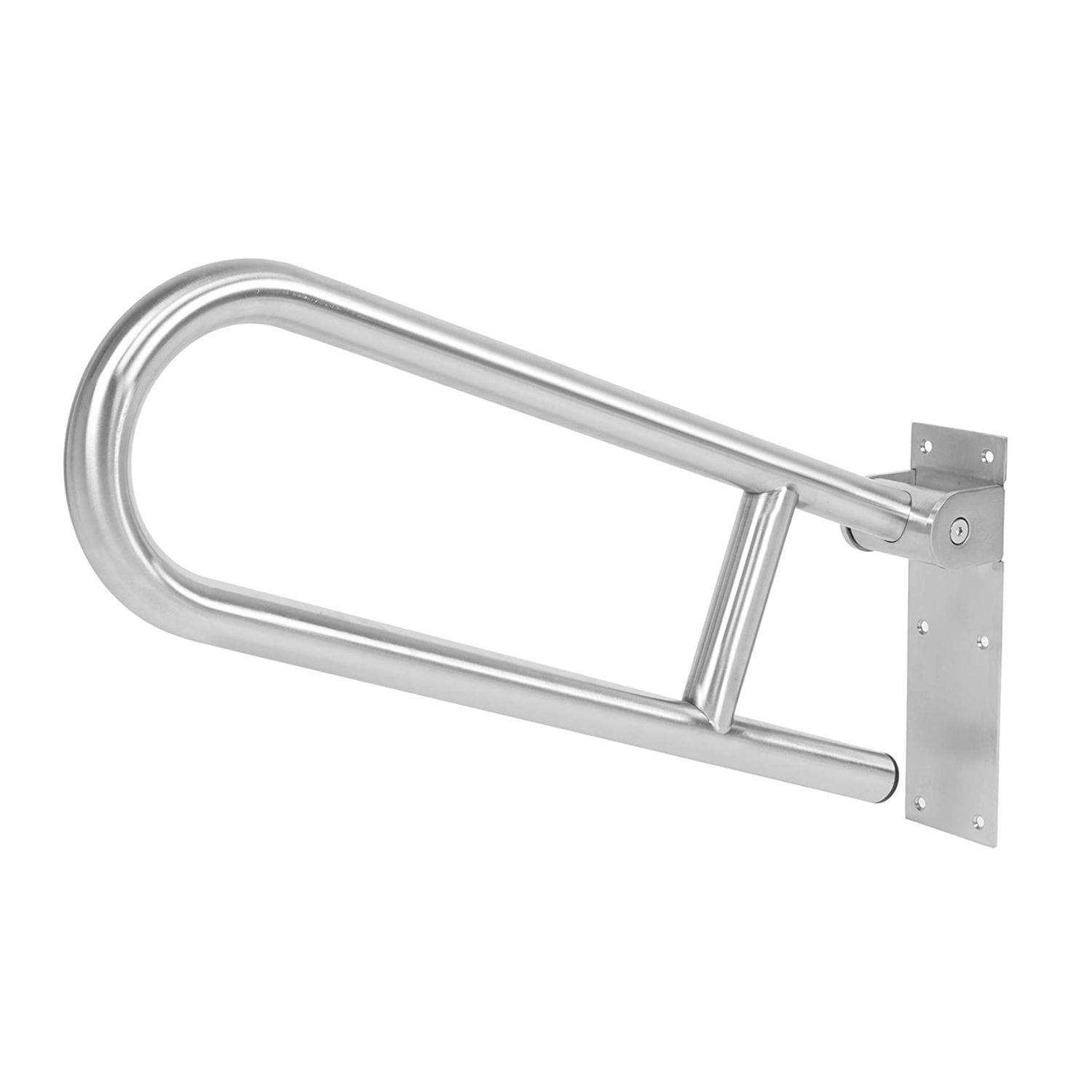 Importclick - Barra De Seguridad Para Discapacitados Abatible Acero Inoxidable 60 Cm